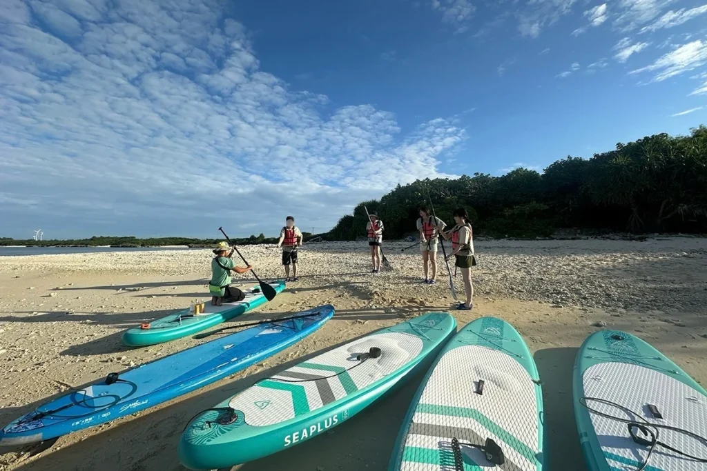 宮古島でのSUP体験