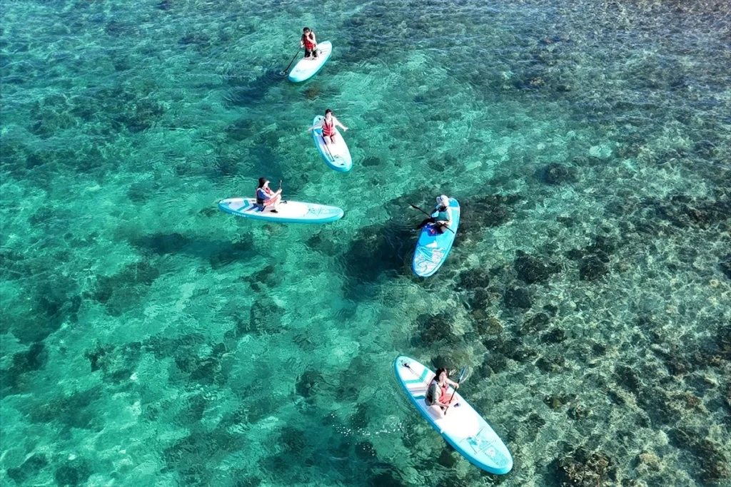 宮古島でのSUP体験