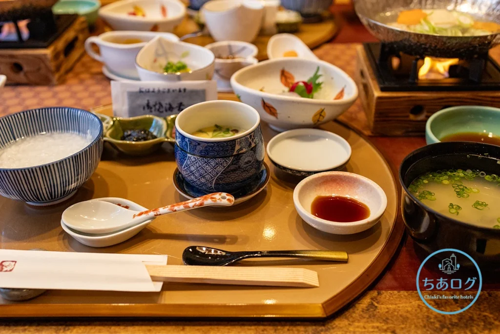 坐漁荘 朝食