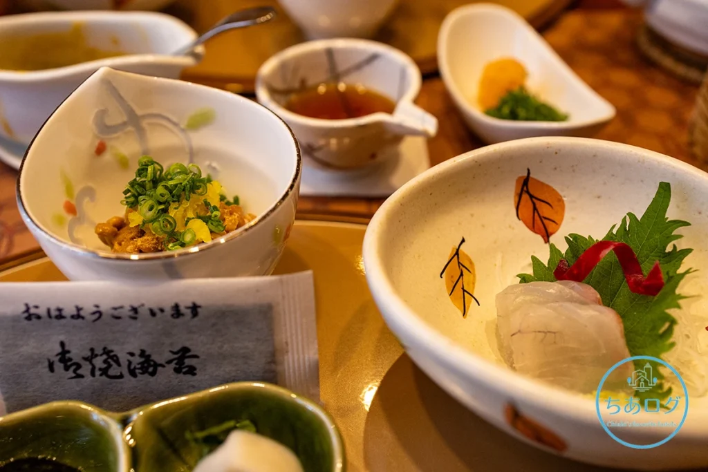 坐漁荘 朝食