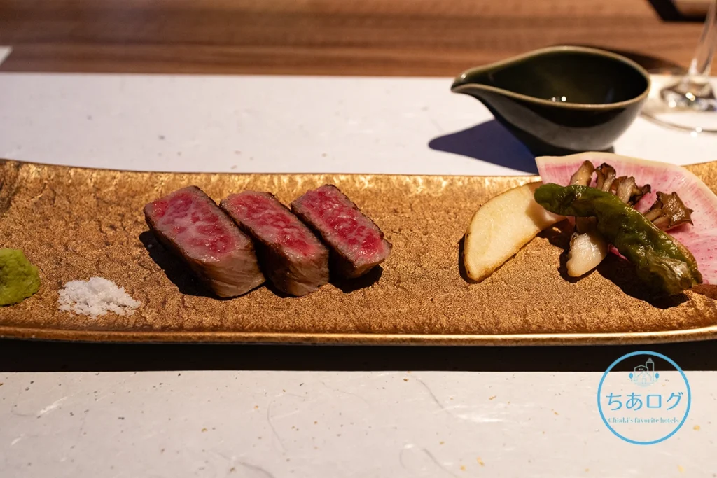 亀の井ホテル伊豆高原　夕食　洋皿