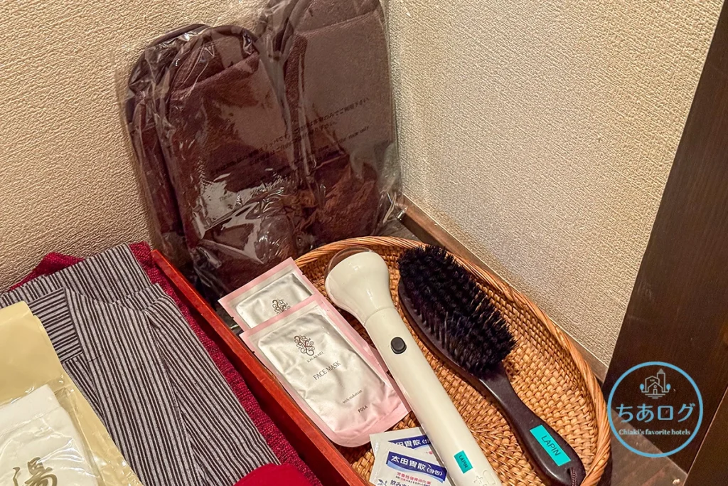 高原のホテルラパン　クローゼット内備品