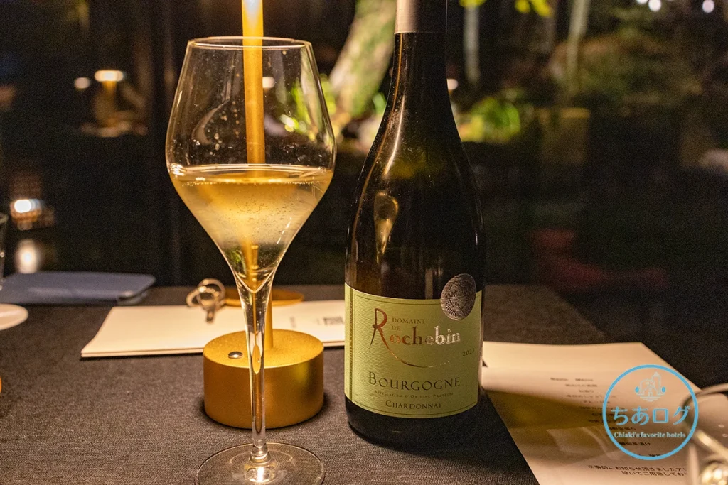 BOSCAGE Kariyaの夕食ペアリングワイン白