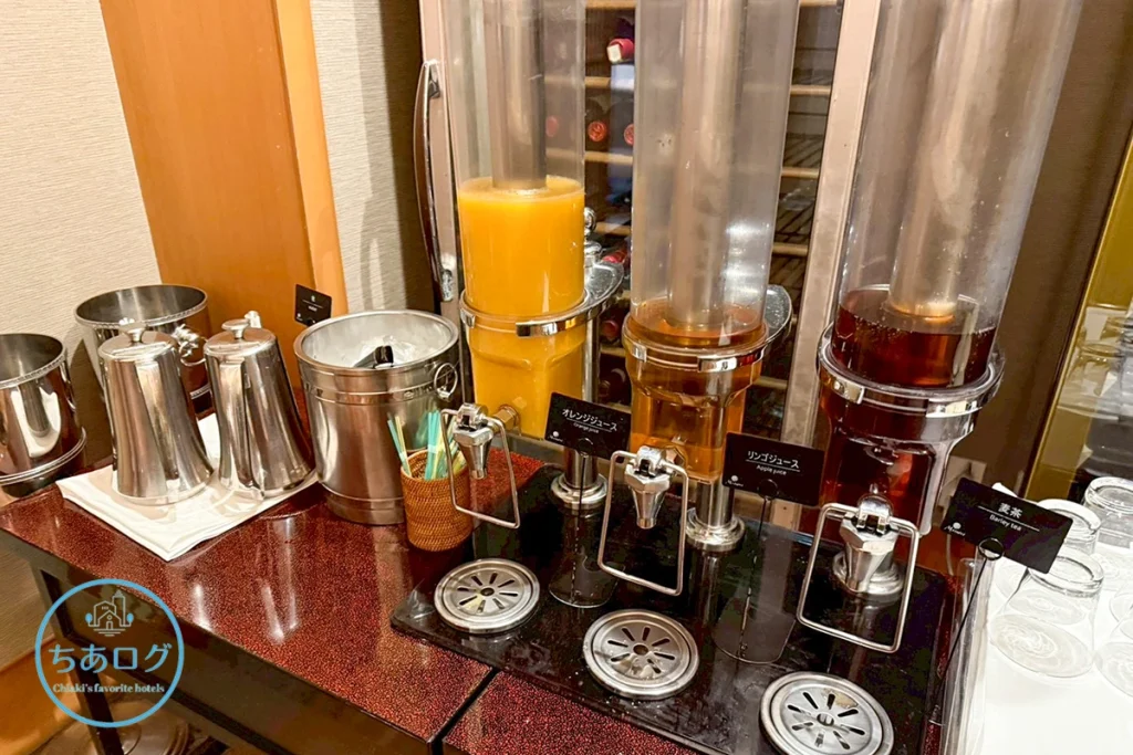 鴨川館 朝食ビュッフェ　飲み物