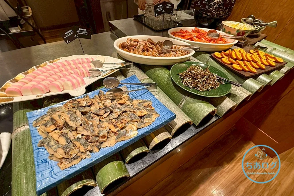 鴨川館 朝食ビュッフェ　おせち料理