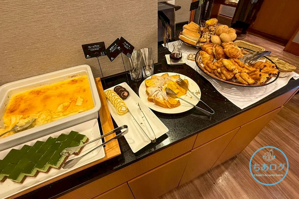鴨川館 朝食ビュッフェ　ペストリー・デザート