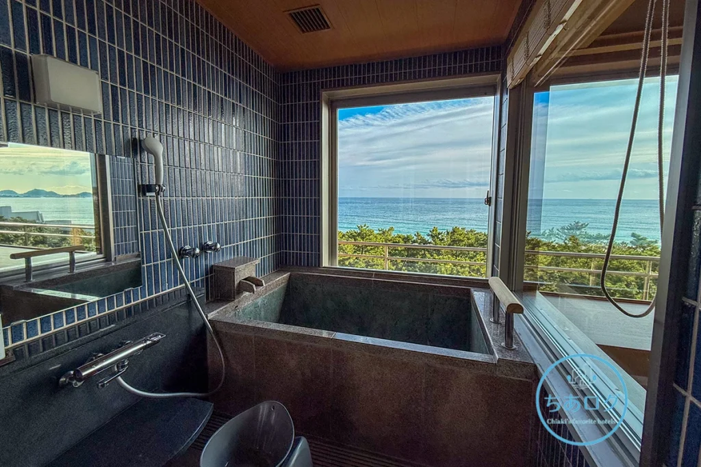 7階・温泉半露天風呂付き和洋室のビューカウンタType　ビューバス