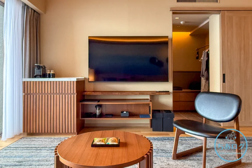 伊豆山佳ら久　佳ら久ルームテレビ周り