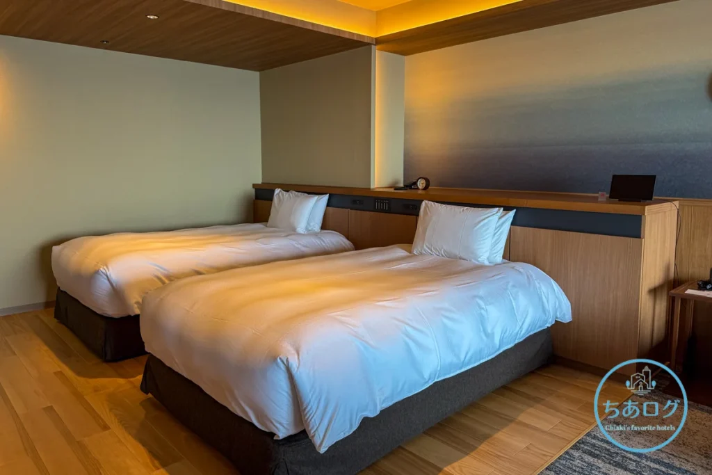 伊豆山佳ら久　佳ら久ルームのベッドスペース