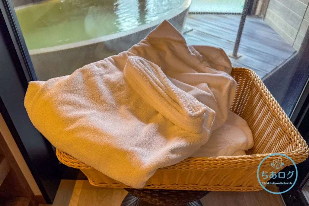 THE KEY HIGHLAND NASUのバスローブ